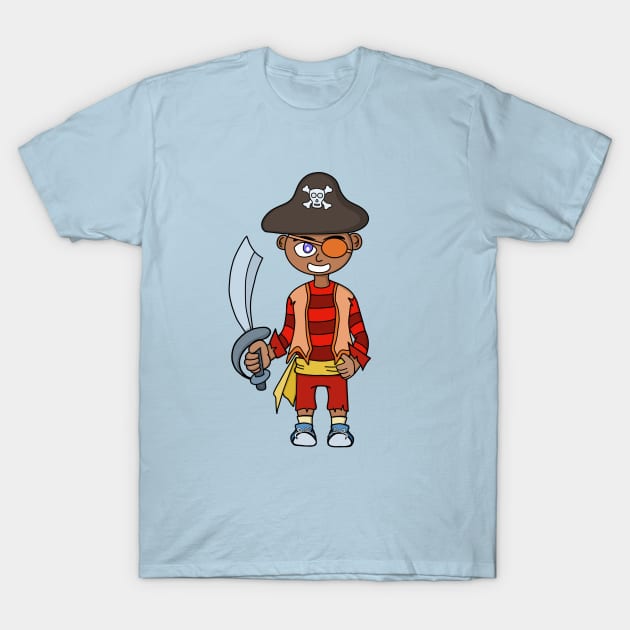 Pirate Boy T-Shirt by DiegoCarvalho